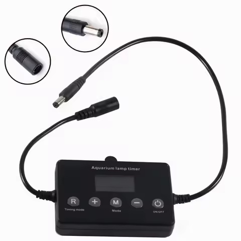 DC12/24V Aquarium LED Lamp Timer Controller Fish Tank Light Sunrise Sunset Timer for Aquarium LED Sm
