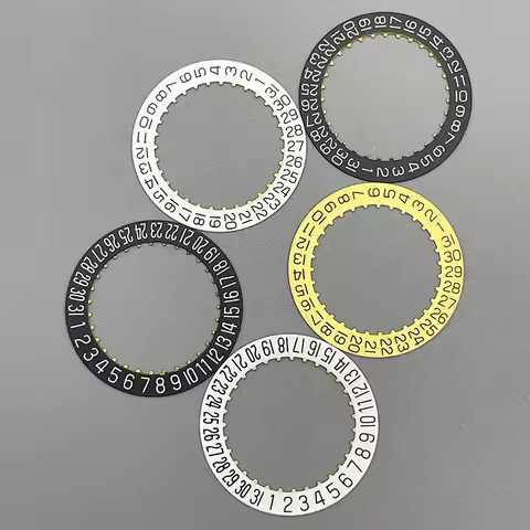 Mod ETA 2824 Movement Date Wheel Dial Fit for 2824 Mechanical Movement Crown at 3.0 Day Date at 3.0H