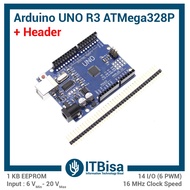 Itbisa - Arduino UNO R3 CH340G CH340 SMD ATMega328P ATMega328 Mega328 Mega328P Clone Only Without USB Cable No Cable Microcontroller