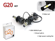 Car LED headlight super bright bulb L9 11000lm 110W with fan without cover h1 h4 H7 H8 car light 6000K car LED headlight H13 H9