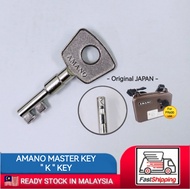 Kunci Amano Master Key | Amano K Key For PR-600 Watchman Clock
