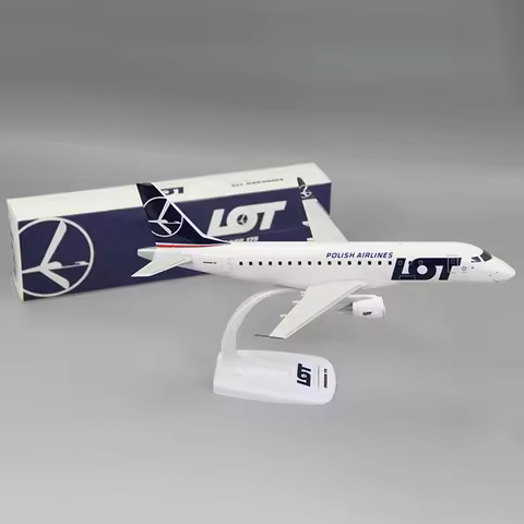 1/100 Scale E-175 E195 LOT Polish /A321NEO SG SCOOT Air Airline Assembly Plane Model Airplanes Aircr