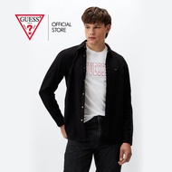 GUESS เสื้อเชิ้ตแขนยาวผู้ชาย รุ่น M4YH35WGCF1 สีดำ