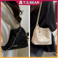 Women Trendy Sling Bag Bucket Bag Underarm Women Bag Casual Shoulder Bag Crossbody Women Bag Beg Tan