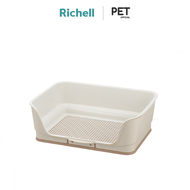 Richell Pet (ริเชลล์) Easy Clean Toilet with wall R ถาดรองฉี่สนุข พร้อมผนังทรงสูงสำหรับน้องหมาขนาดเล
