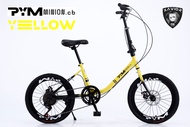Sepeda City Bike 20 inch Xavior Pym Minion 7 Speed RB