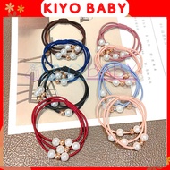 A-018 | SIMPLE KOREAN STYLE 3-LAYER PEARL HAIR TIE ADULT HAIR RUBBER
