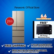 Panasonic NR-F503GT-NS Premium MIJ Made In Japan 6-Door Refrigerator