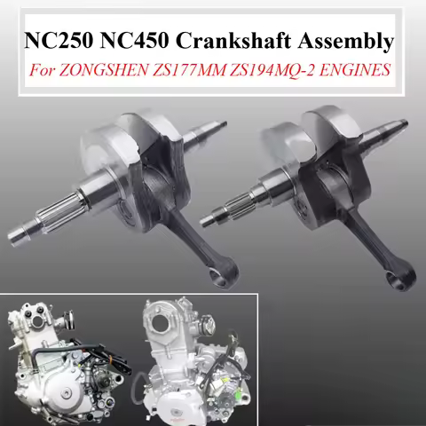 For ZONGSHE NC250 ZS177MM NC450 ZS194MQ-2 Engine Motorcycle Crankshaft Assembly Connecting Rod Crank
