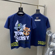 DSQUARED2 Street Boy Men's And Women's T-shirt with Tom And Jerry Print