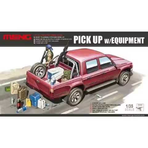 Meng Model 1/35 VS-002 Pickup w/Equipment Brand New