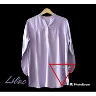 Blouse lilac rayon blouse rayon blouse jumbo lasenta blouse rayonPOLOS