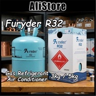 ALi Furyder R32 Refrigerant Gas Air Conditioner Cooling - Gas Aircond 3kg 5kg | Gas Penyejuk Aircond