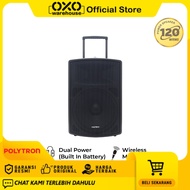 POLYTRON Professional Speaker PAS PRO 15F3 Portable Bluetooth Karaoke 15 Inch low Watt