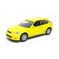 Yodel 1-72 INITIAL D Honda Civic Type R Yellow (EK9) Diecast Car Model (6cm) (Paint Chip Off)