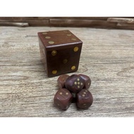 157 DICE BOX SQUARE 6.32 CM / DICE / GAME