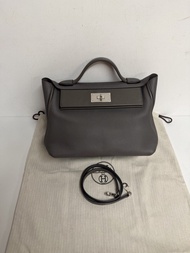 錫器灰 Hermes 2424 29cm Lindy 30 2424 mini