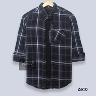 KEMEJA Long Sleeve Flannel Shirt Men's Shirt Casual Shirt FPA-01