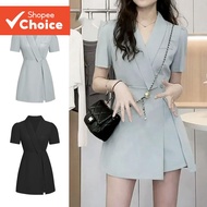 B68-Oct23-C-Shirt collar A-line dress-DRB68ED183  B68-Okt23-C-Kemeja Kolar A Gaun-DRB68ED183