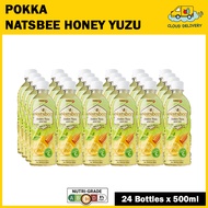 Pokka Natsbee Honey Yuzu (24 x 500ml) - Expiry 02 Oct 2025