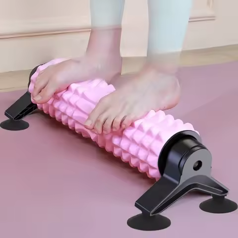 Foam Roller Massage Stick Adsorbable Suction Cup Solid Foam Shaft Deep Therapy Muscle Relaxation Yog