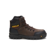 Caterpillar Men's Resorption Composite Toe Waterproof Work Boot - Seal Brown (P90977) | Kasut Keselamatan, Kasut Safety Caterpillar, Kasut Safety Lelaki, Kasut Kerja Lelaki