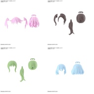 BANDAI 30MS Hair Accessories Set Vol.9 All 4 Types Assembly Model Tokai