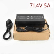 71.4V 5A Lithium Battery For 17S 62.9V Li-ion battery pack Charger high qlity Plug EU/US/UK/AU