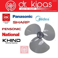 Blade Replacement Universal Multi Fan 16" (Bilah Kipas)