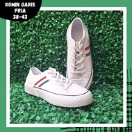 WIJAYA - KOMIN Striped Men's Shoes 38-43 Men's Shoe/ Rubber Shoe/ Men's Shoe/ Casual Shoe/ Sneakers 