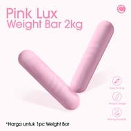 CoreNation Lux Core Dumbell Pink Weight Bar - Weight Bar 2KG - Dumbbell Barbell Mini Weight Bar | We