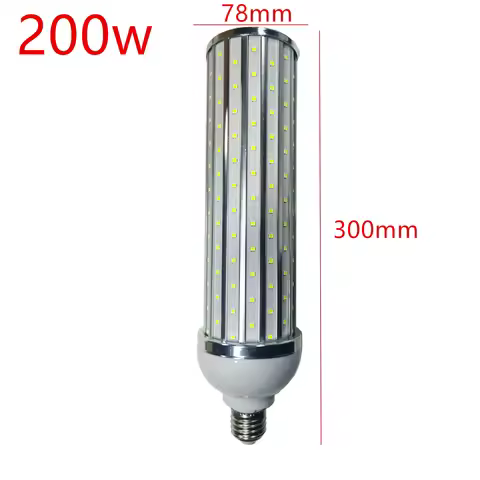 LED Bulb Aluminum shell lamp 200W 110V 220V B22 E26 E27 E39 E40 LED Corn light street lamp Cool Warm