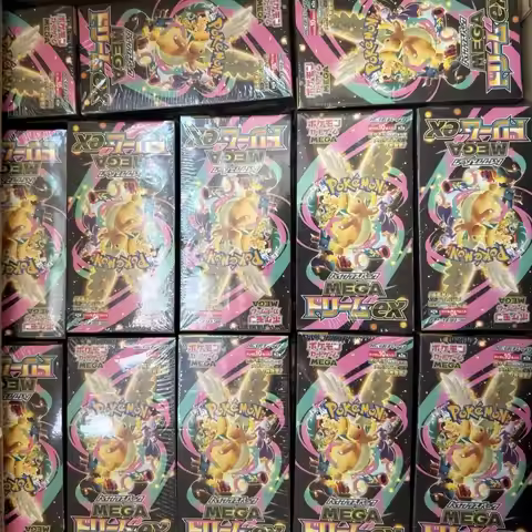 Spot Pokemon Tcg Original M2a Jp Edition Mega Dream Ex Golden Lucky Box Booster Pack Collectible Tra