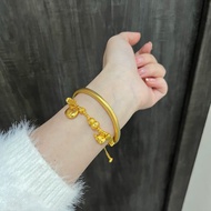 Gold Plated Hot Sale Little Fat Fu Gourd Fu Brand Bracelet