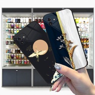 Samsung A03 / A04 tempered glass case with luxurious 3D gold-plated art.