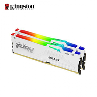 金士頓 Kingston Fury Beast(獸獵者) RGB DDR5-6000 32G(16G*2)-白(CL30)