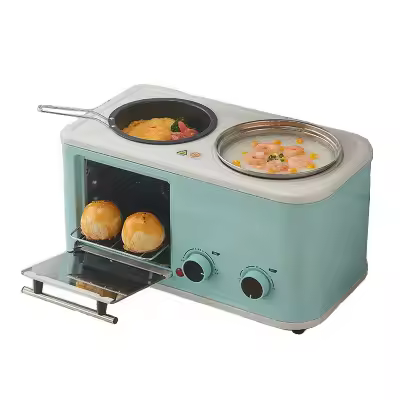 Multifunction Sandwich Makers Mini Bread Toaster Baking Ovens Fry Pan Electric 3 in 1 Breakfast Make