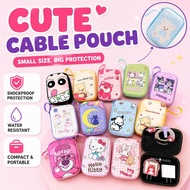 Cartoon Digital Storage Case ccd Data Cable Charger Bag Headphone Box