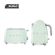 Smeg Breakfast Set Kettle KLF03PGUK + Toaster TSF01PGUK (Pastel Green)