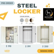 [PRE-ORDER] Steel Locker Full Height Wardrobe / Almari Besi Asrama / Almari Baju Besi