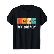 Chemical irony can occur periodically, Periodic Table T-Shirt -