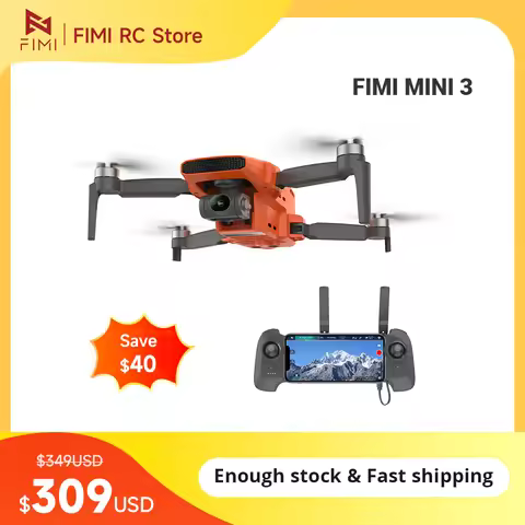 FIMI MINI 3 new drone 4K 60fps 9km range 3-axis Gimbal 249g Ultralight design AI Super Night Video s