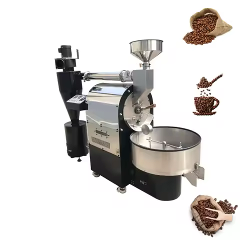 Home Commercial 1Kg 2Kg 3Kg 10kg 50kg Green Coffee Roaster Beans Roasting Machine for cafe equipment