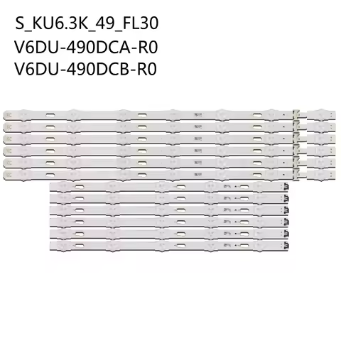 LED Strip For UE49MU6200K BN96-40632A BN96-40633A V6DU-490DCA-R0 V6DU-490DCB-R0 MU6100-49INCH-R L CY