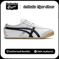 เสือ DL408-รองเท้าผ้าใบสำหรับผู้ชายหรือผู้หญิง-เม็กซิโก66-ขาว/ดำ