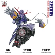 [Free effects] Upscale RG 1/100 Zeong Clear Ver Model. Desktop decoration toy