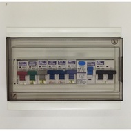 (6 MCB) MAXGUARD DB 10 Way 40A Complete Set With 40A MCB Main Switch