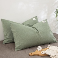 Dansunreve 1pc Pure Cotton Pillowcase 30*50/40*60cm Memory Foam Pillow Case Envelope-style Pillow Protector Cover