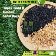 Black Gold and Golden Sand Small Rock Stone For Gardening Nursery Aquarium and Decoration Purpose