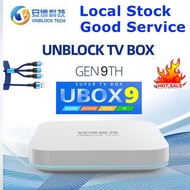 Unblock Tech UBOX9 PRO Asia media player Dual WIFI Voice 4GB 64GB